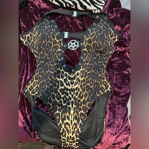 Killstar Cheetah Print bathing suit | Size 4x